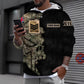 Personalized UK Soldier/ Veteran Camo With Name And Rank Bomber Jacket 3D Printed - 2010230002