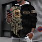 Personalized UK Soldier/ Veteran Camo With Name And Rank Bomber Jacket 3D Printed - 2010230002