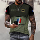 Personalized France Soldier/ Veteran Camo With Name And Rank Hawaii Shirt Printed -1912230001