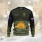 Blouson aviateur personnalisé avec camouflage soldat/vétéran australien avec nom et grade imprimé en 3D -1912230001