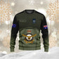 Blouson aviateur personnalisé avec camouflage soldat/vétéran australien avec nom et grade imprimé en 3D -1912230001