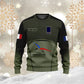 Personalized France Soldier/ Veteran Camo With Name And Rank Bomber Jacket Printed -1912230001