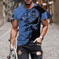 T-shirt personnalisé avec camouflage soldat/vétéran australien avec nom et grade imprimé en 3D - 0811230013