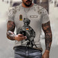 Personalized Germany Soldier/ Veteran Camo With Name And Rank T-shirt 3D Printed - 17017344