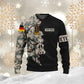 Personalized Germany Soldier/ Veteran Camo With Name And Rank T-shirt 3D Printed - 0711230006