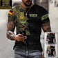 Personalized Germany Soldier/ Veteran Camo With Name And Rank T-shirt 3D Printed - 0711230006