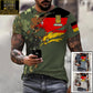 Personalized Germany Soldier/ Veteran Camo With Name And Rank T-shirt 3D Printed - 1699315201