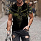 T-shirt personnalisé avec camouflage soldat/vétéran finlandais avec nom et grade imprimé en 3D - 2010230001