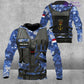 Personalized Netherlands Soldier/ Veteran Camo With Name And Rank Hoodie 3D Printed  - 17049312