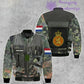 Personalized Netherlands Soldier/ Veteran Camo With Name And Rank Hoodie 3D Printed  - 17049312