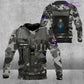 Personalized Australian Soldier/ Veteran Camo With Name And Rank Hoodie 3D Printed  - 17049312