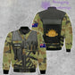 Personalized Australian Soldier/ Veteran Camo With Name And Rank Hoodie 3D Printed  - 17049312