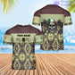 Personalisiertes irisches Soldaten-/Veteranen-T-Shirt im Camouflage-Stil mit Namen und Rang, 3D-Druck – 0602240001