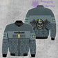 Personalisiertes T-Shirt mit schwedischem Soldaten-/Veteranen-Tarnmuster mit Namen und Rang, 3D-Druck – 0602240003