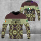 Personalized Ireland Soldier/ Veteran Camo With Name And Rank Hawaiin Shirt 3D Printed  - 17050176