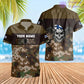 Personalized Finland Soldier/ Veteran Camo With Name And Rank Hawaiin Shirt 3D Printed  - 1201240001