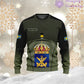 Personalized Sweden Soldier/ Veteran Camo With Name And Rank Hoodie 3D Printed  - 1501240001