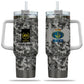 Personalized Australian Soldier/ Veteran Camo With Name And Rank 40oz Tumbler 3D Printed - 2401240001