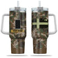 Personalisierter finnischer Soldat/Veteran, Camouflage, mit Namen und Rang, 40oz Tumbler, 3D-Druck – 2401240001