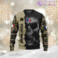 Personalized France Soldier/ Veteran Camo With Name And Rank Hoodie 3D Printed  - 2601240001