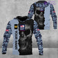 Personalized UK Soldier/ Veteran Camo With Name And Rank Ugly Sweater 3D Printed  - 17062272