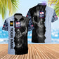 Personalized UK Soldier/ Veteran Camo With Name And Rank Hawaii Shirt 3D Printed  - 17062272