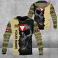 Personalized Austrian Soldier/ Veteran Camo With Name And Rank T-Shirt 3D Printed - 2601240001