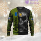 Personalized Finland Soldier/ Veteran Camo With Name And Rank T-Shirt 3D Printed  - 2601240001