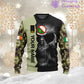 Personalized Ireland Soldier/ Veteran Camo With Name And Rank  Hawaii Shirt 3D Printed  - 17062272