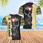 Personalized Austrian Soldier/ Veteran Camo With Name And Rank Hawaii Shirt 3D Printed - 17062272