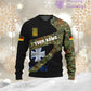 Personalized Germany Soldier/ Veteran Camo With Name And Rank T-Shirt 3D Printed  - 3001240001