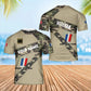 Personalized France Soldier/ Veteran Camo With Name And Rank Hawaii shirt 3D Printed  - 17065728