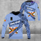 Personalized Belgium Soldier/ Veteran Camo With Name And Rank Hawaii shirt 3D Printed  - 3001240001