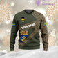 Personalized Sweden Soldier/ Veteran Camo With Name And Rank Hawaii shirt 3D Printed  - 3001240001