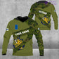 T-shirt Hawaï personnalisé avec camouflage soldat/vétéran finlandais avec nom et grade imprimé en 3D - 3001240001