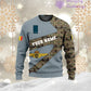 Personalized Belgium Soldier/ Veteran Camo With Name And Rank Ugly Sweater 3D Printed  - 3001240001