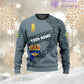 Personalized Sweden Soldier/ Veteran Camo With Name And Rank Ugly Sweater 3D Printed  - 3001240001