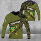 Pull moche personnalisé avec camouflage soldat/vétéran finlandais avec nom et grade imprimé en 3D - 3001240001