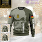 Personalized Germany Soldier/ Veteran Camo With Name And Rank Ugly Sweater 3D Printed  - 1602240001