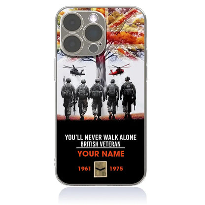 Personalized UK Soldier/Veterans With Rank, Year And Name Phone Case Printed - 2302240001