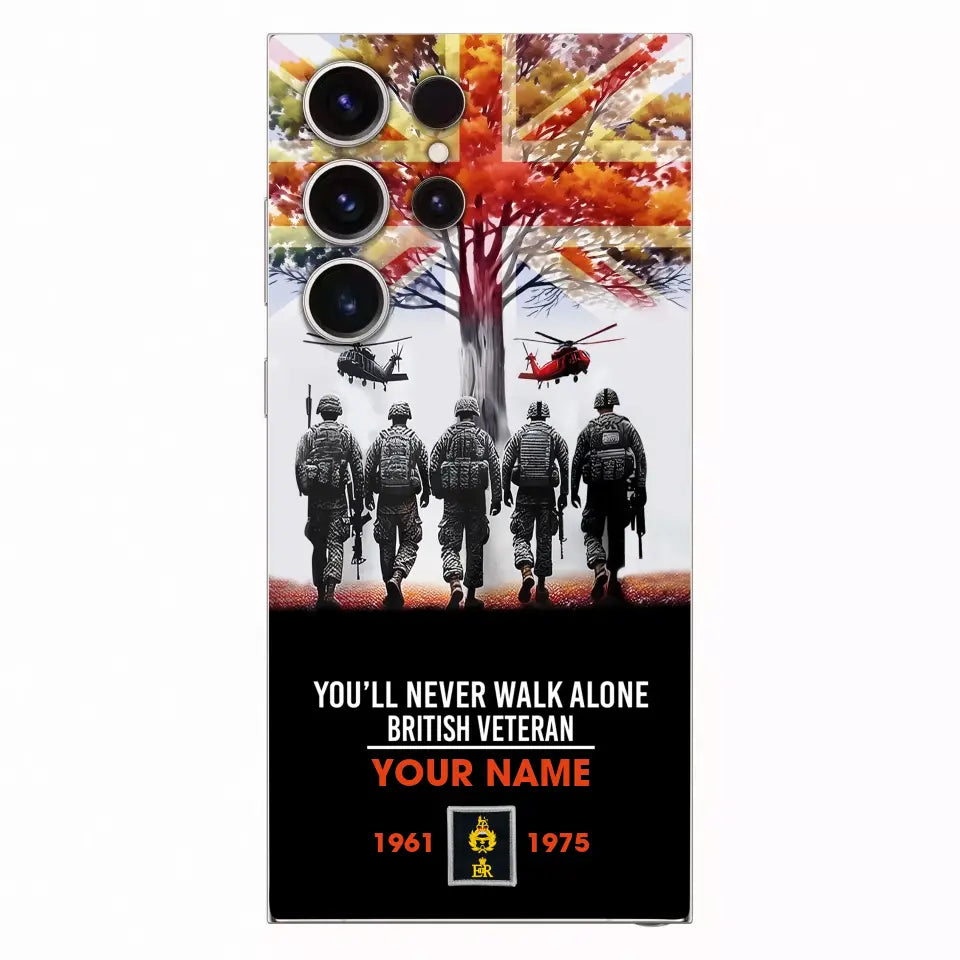 Personalized UK Soldier/Veterans With Rank, Year And Name Phone Case Printed - 2302240001