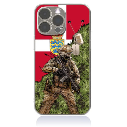 Personalized Denmark Soldier/Veterans With Rank And Name Phone Case Printed - 2602240001