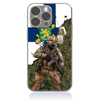 Personalized Finland Soldier/Veterans With Rank And Name Phone Case Printed - 2602240001