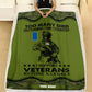 Personalized Finland Soldier/ Veteran Camo With Name And Rank Fleece Blanket 3D Printed - 2102240001