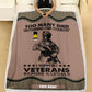 Personalized Sweden Soldier/ Veteran Camo With Name And Rank Fleece Blanket 3D Printed - 2102240001