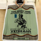 Personalized Belgium Soldier/ Veteran Camo With Name And Rank Fleece Blanket 3D Printed - 2102240001