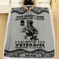 Personalized Australian Soldier/ Veteran Camo With Name And Rank Fleece Blanket 3D Printed - 2102240001