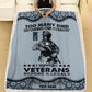 Personalized Ireland Soldier/ Veteran Camo With Name And Rank Fleece Blanket 3D Printed - 2102240001