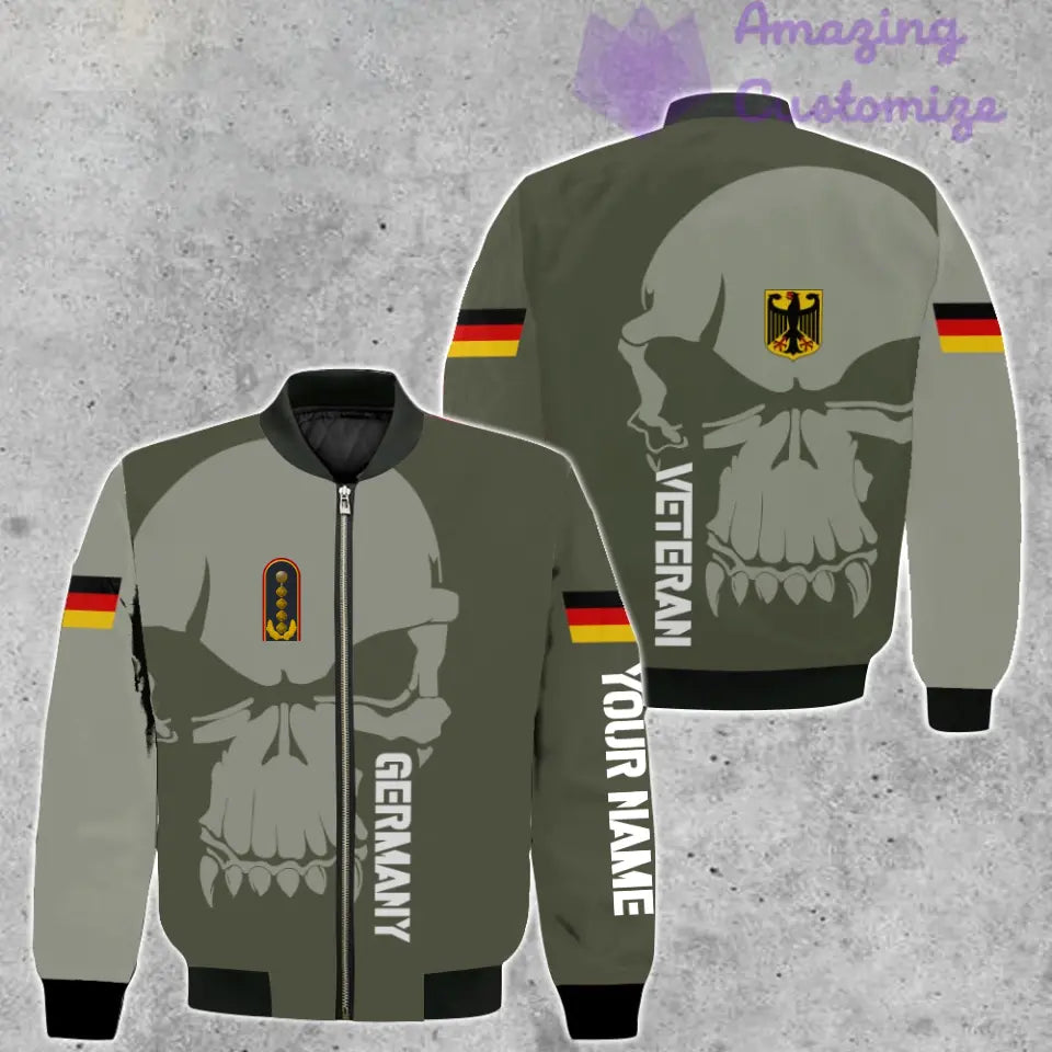 Personalisierter deutscher Soldat/Veteranen-Tarnpullover mit Namen und Rang, 3D-Druck – 1602240001