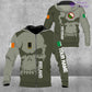 Personalized Ireland Soldier/ Veteran Camo With Name And Rank Ugly Sweater 3D Printed  - 17080416